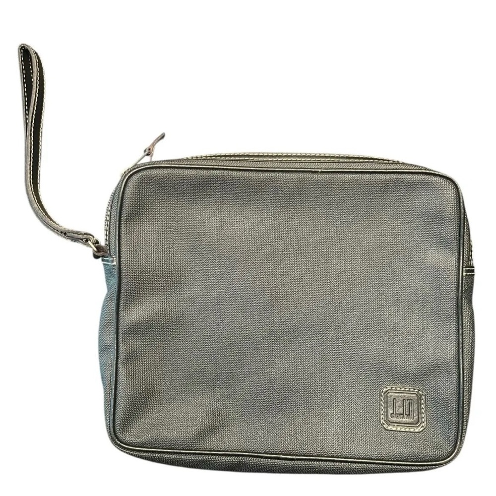 Dunhill Men's Gray Travel Toiletry Bag